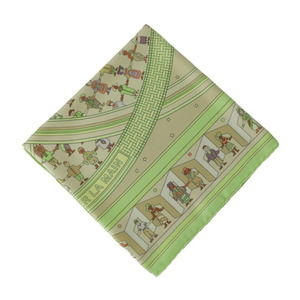 HERMES Green Scarf